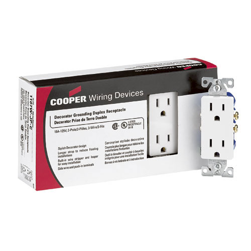 Paquet de 10 prises doubles «Decorator»