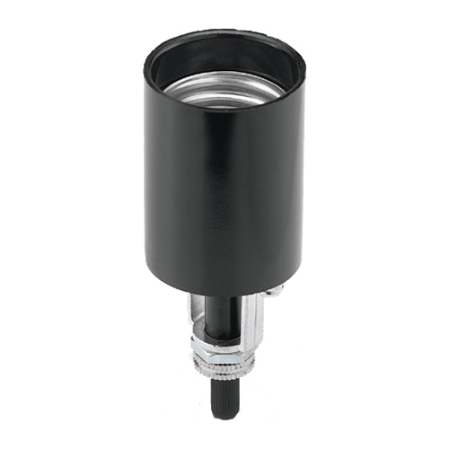 Bottom Turn Knob Lamp holder - Black