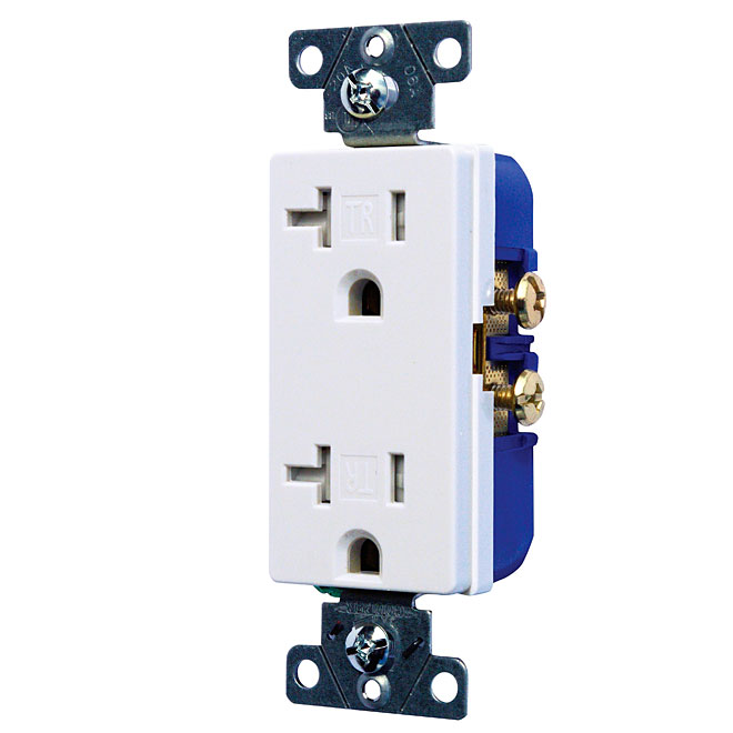 "Decorator" Duplex Receptacle