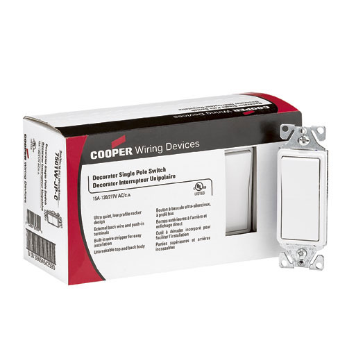 "Decorator" Single-Pole Switch - 10-Box