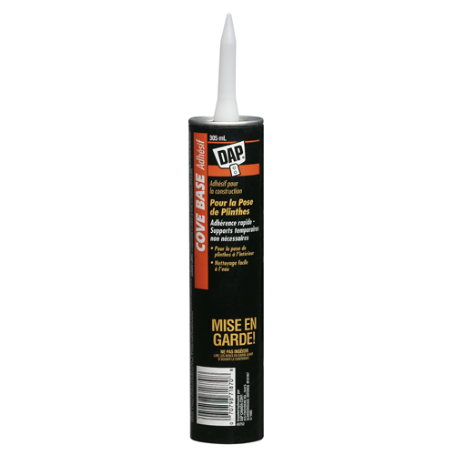 White Off Cove Base Adhesive 305 mL