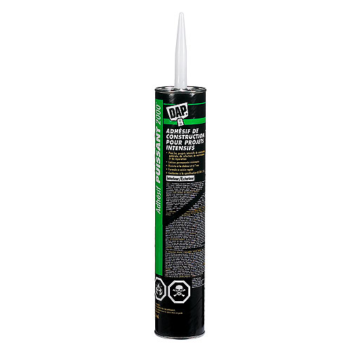 Adhésif de construction puissant DAP 2000 - 828ml
