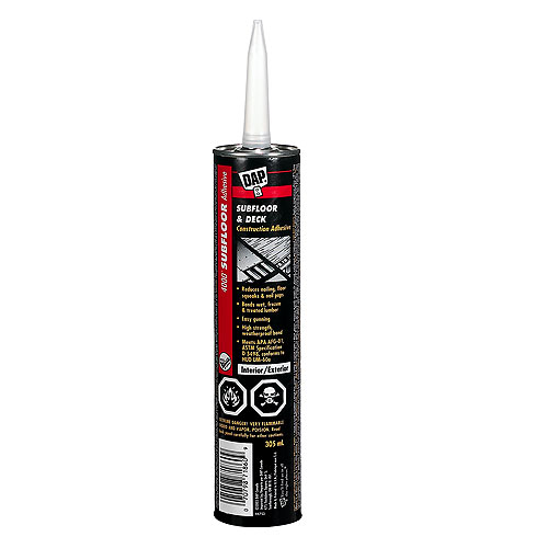 Subfloor Adhesive DAP 4000 - 305 ml - Havana