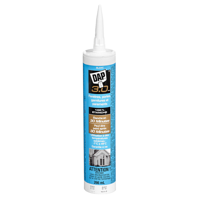 Scellant tout usage blanc « 3. 0 » 300 ml