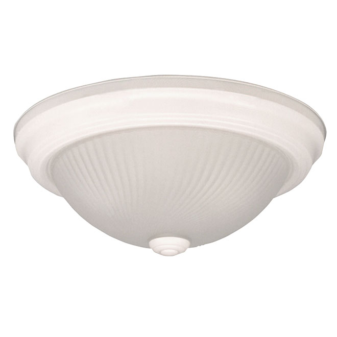 2-Light Flush-Mount Ceiling Light - 13"