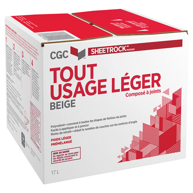 Ciment à joints léger tout usage 17 L