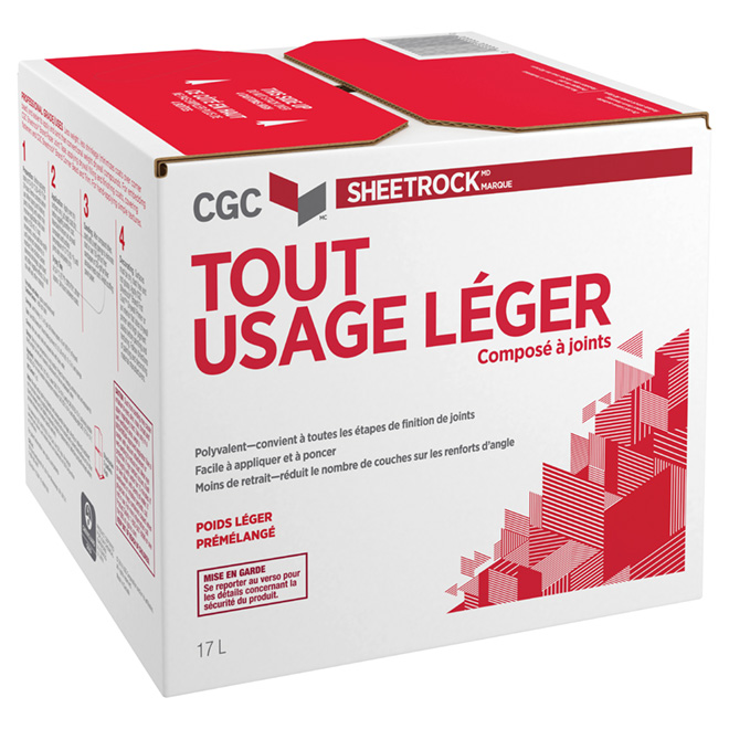 Ciment à joints léger tout usage 17 L