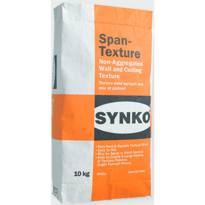 Span-Tex Wall and Ceiling Texture 10 kg - White