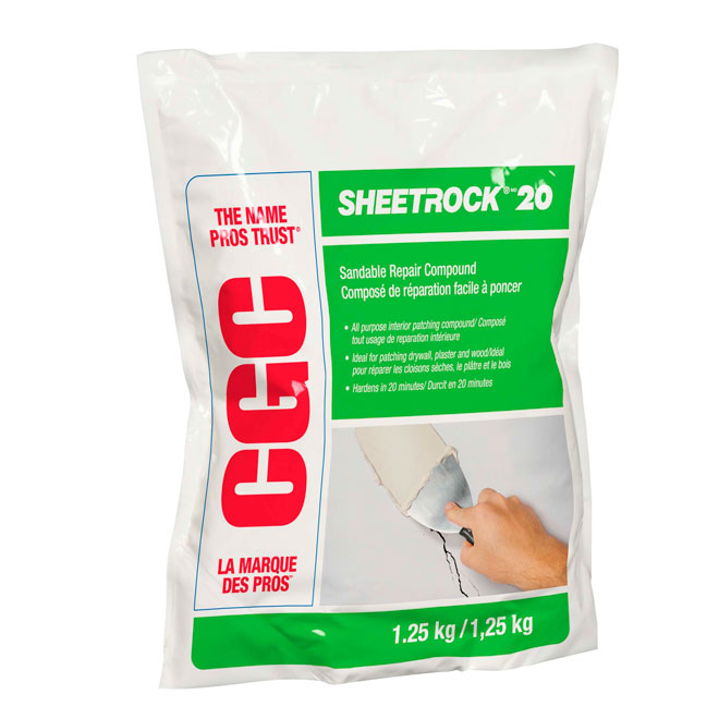 Quick Set Chemical Joint Compound - "Sheetrock 20"