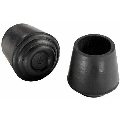 1-in Leg Rubber Tip - Black