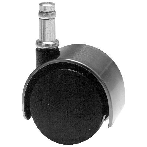 Roulette jumelée à tige de friction, capacité 77 lb, 2"