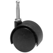 Roulette jumelée avec tige à bois, capacité 77 lb, 2