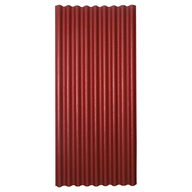 Corrugated Roofing Panel - 36" x 79" - Red