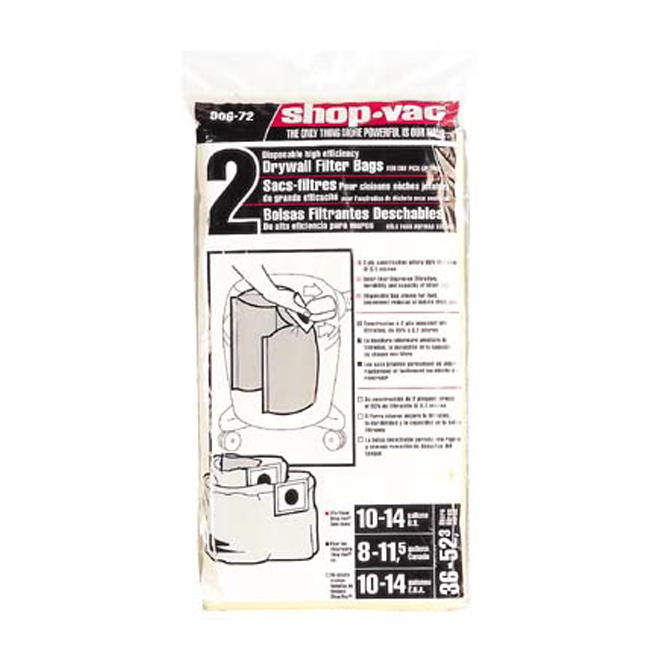Sac filtre jetable