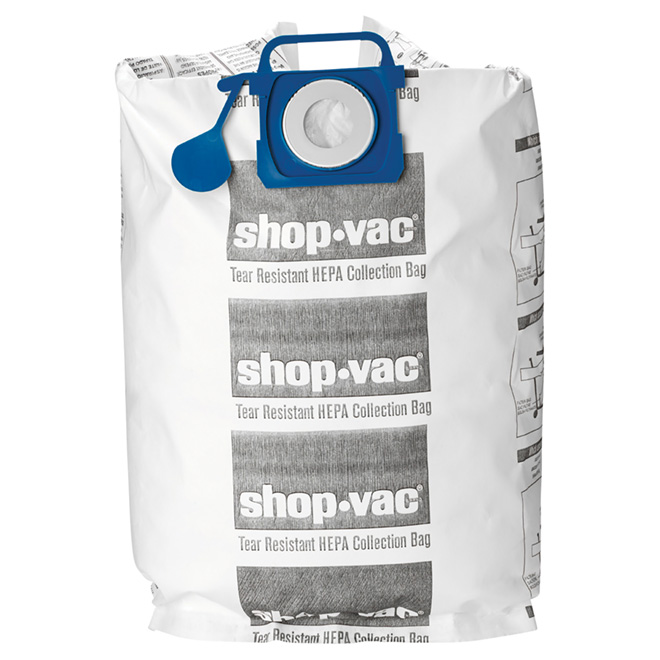 Sacs-filtres HEPA pour aspirateur, 45 à 75 L, paquet de 2