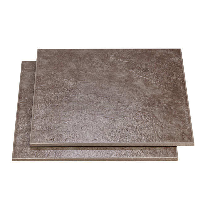 Ceramic floor tile
