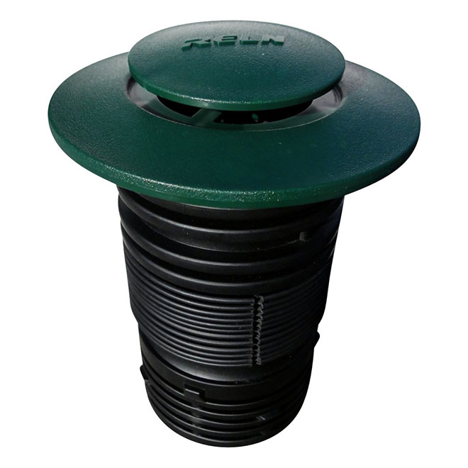 6" Black Plastic Pop-Up Emitter