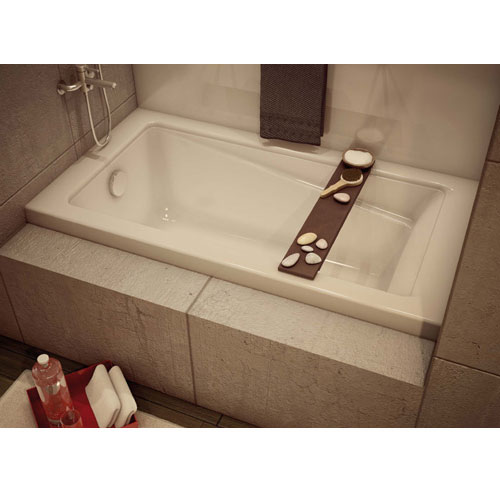 Baignoire podium « New Town » - Drain à gauche