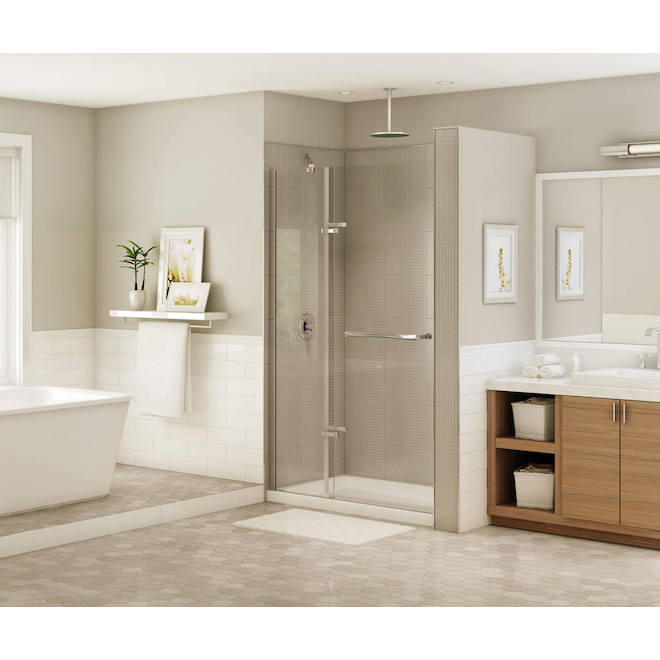 "Reveal" Pivot Shower Door RONA