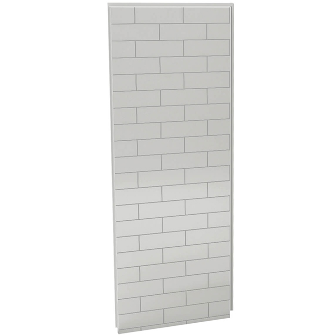 UTile Shower Wall Panel - Metro - Soft Grey - 32 1/2"
