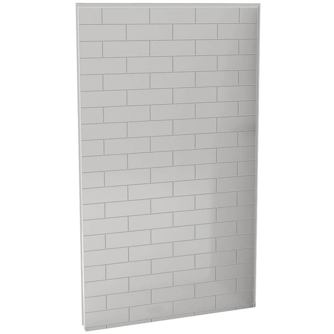 UTile Shower Wall Panel - Metro - Soft Grey - 48"