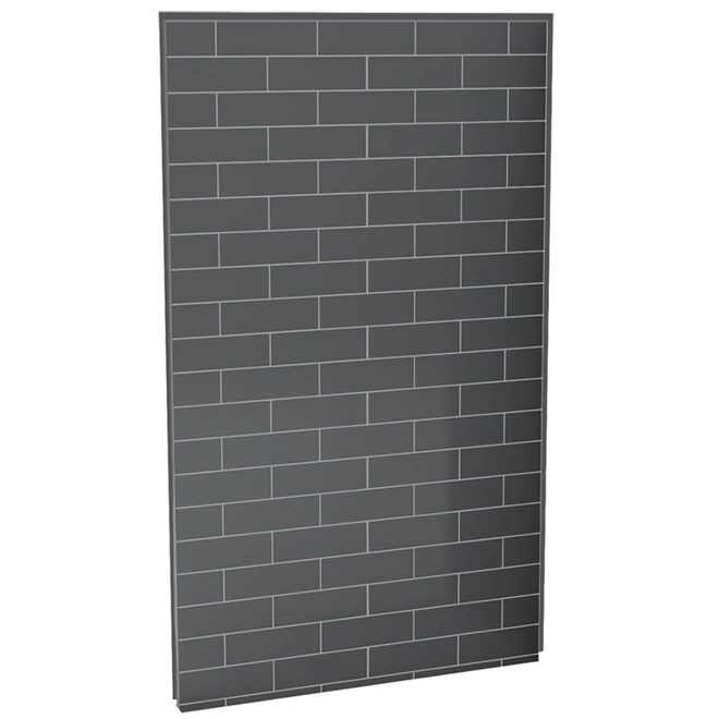 Panneau de douche UTile, Metro, gris foudre, 48"
