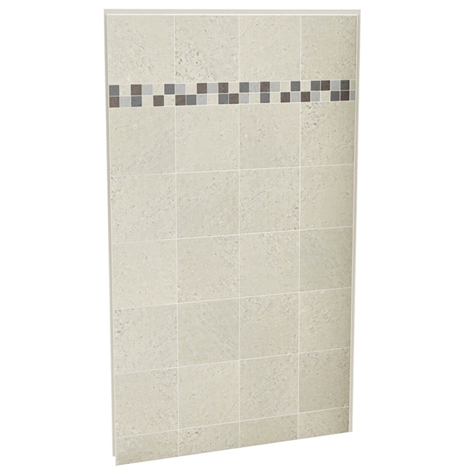UTile Shower Wall Panel - Stone - Sahara - 48"