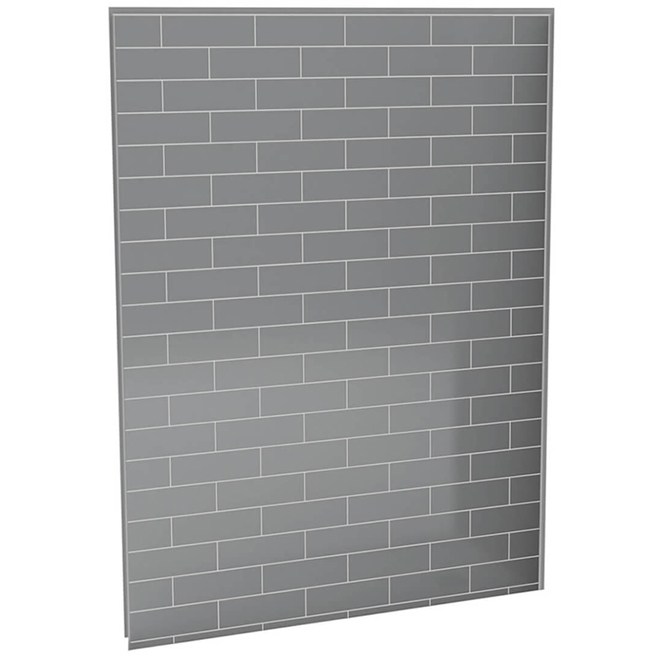 UTile Shower Wall Panel - Metro - Ash Grey - 60"