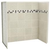 Panneau de bain-douche en U, Stone, Sahara