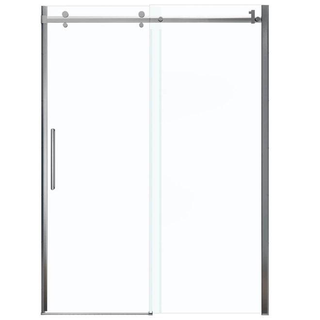 Porte de douche coulissante sans cadre Halo, 60" x 78"