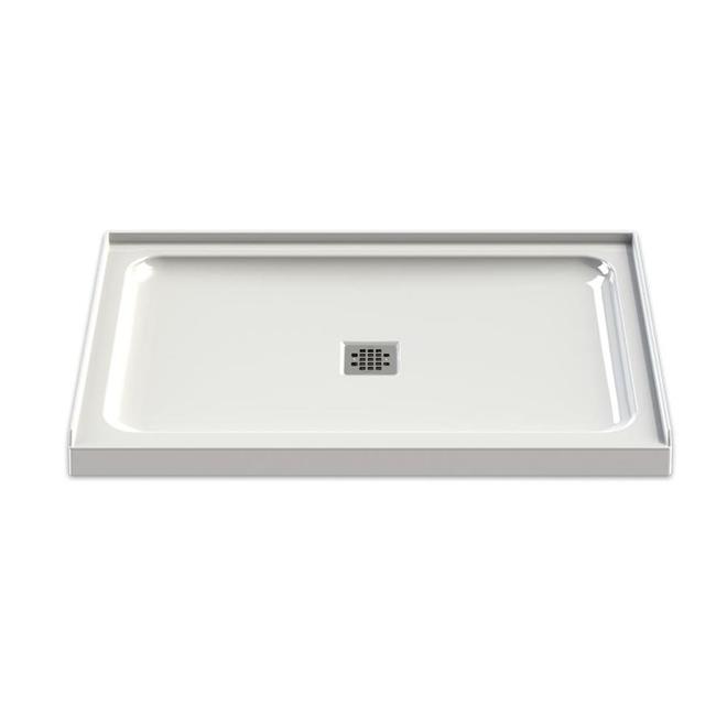 Shower Base - Acrylic - Center Drain - 48"x32"- White