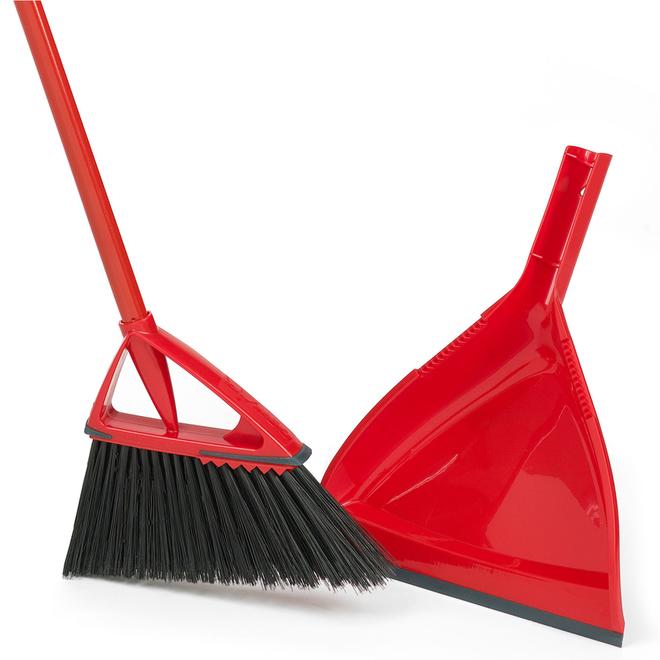 Indoor Broom with Dust Pan
