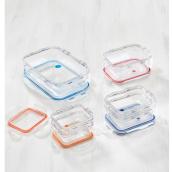Container Set - Triatn Plastic - 12-Piece - Clear