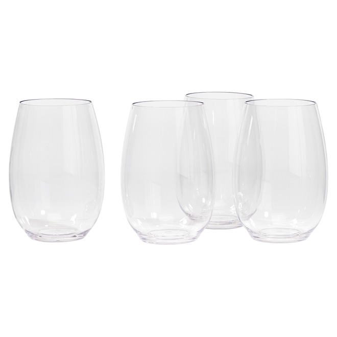 Verres à eau résistants aux chocs, 4 pièces