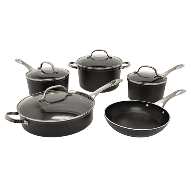 Batterie de cuisine 9 pièces en aluminium forgé « Ricardo »