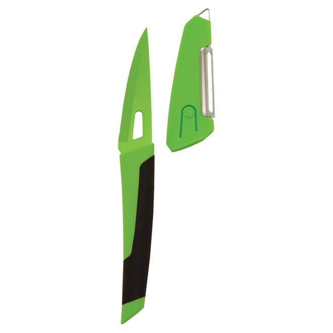 3-in-1 Paring Knife - ABS/Stainless Steel -Green
