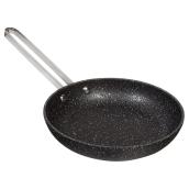 Poêle à frire en aluminium/acier inoxydable, 16 cm, noir