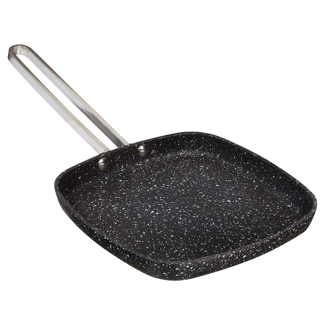 Mini plaque en aluminium forgé, 15 cm, noir