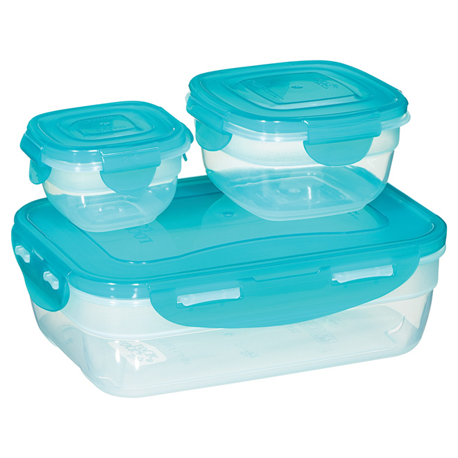 Set of 3 Sandwich Containers - Polypropylene