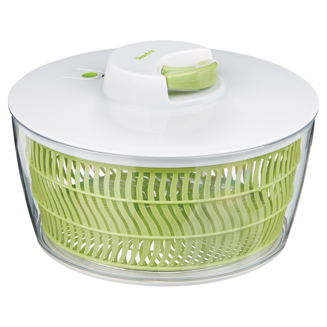 Salad Spinner with Cord - 4 L - Green/White