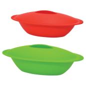 Papillote ovale en silicone, 32,5 oz, couleurs variées