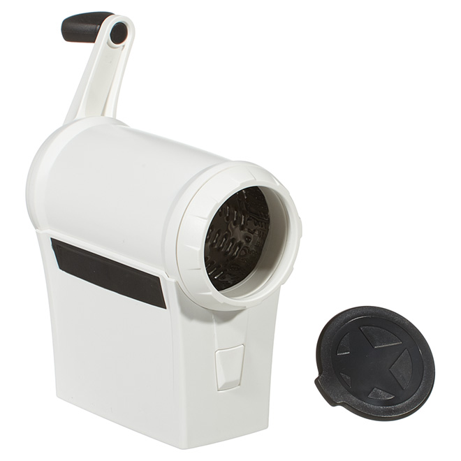 Râpe à fromage deluxe, ABS/inox, blanc