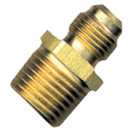 Raccord union évasé, laiton, 3/8" x 1/2", évasé x demi MIP