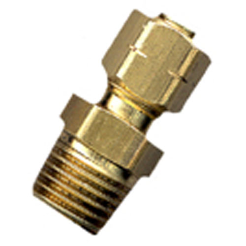 Union - Brass - 1/4" x 1/4" - Tube x MIP