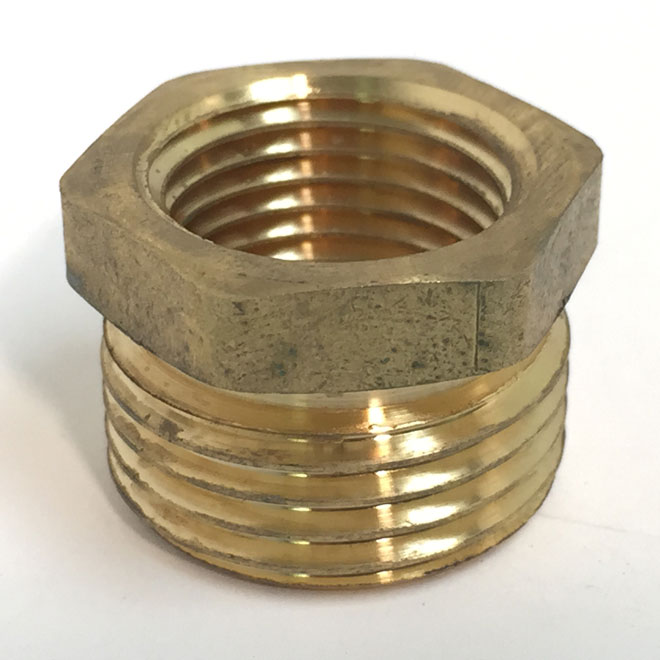 Garden Hose Fitting - 3/4" x 1/2" - Male x FIP