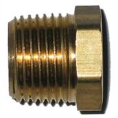 Bague hexagonale, laiton, 1/2