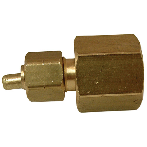 Raccord, laiton, 1/4" x 3/8", tuyau x FIP