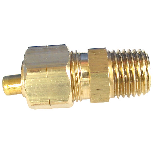 Union - Brass - 1/4" x 1/2" - Tube x MIP