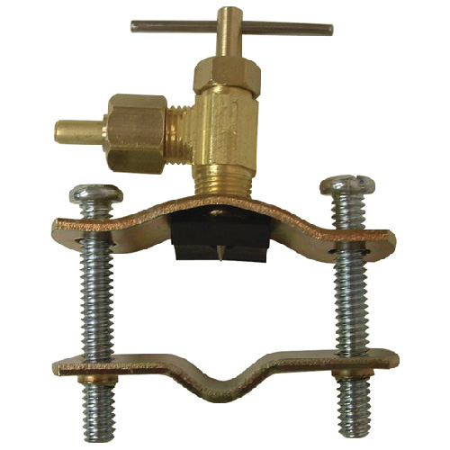 Robinet à étrier autotaraudeur à compression, 1/4"