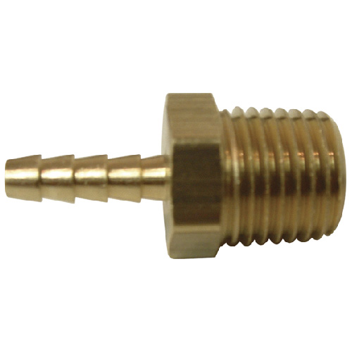 Raccord cannelé, laiton, 1/8" x 1/4", cannelé x MIP